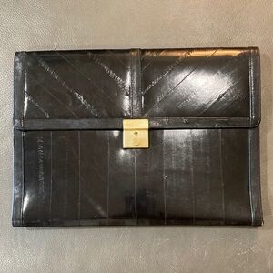 Genuine Eel Skin Portfolio Vintage EUVC 14x10